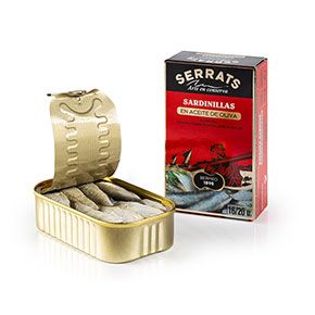 Lata de Sardinillas en Aceite de Oliva, 16/20 Piezas