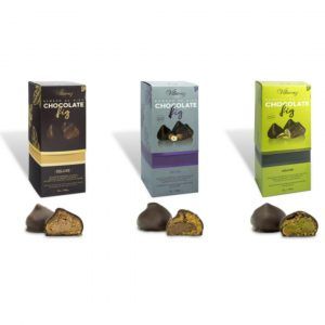 Bombones de Higo Rellenos de Cremas y Cubiertos de Chocolate Negro